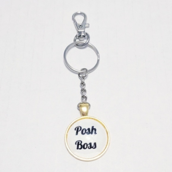 Posh Boss Keychain/Handbag Charm Golden - Picture 2 of 6